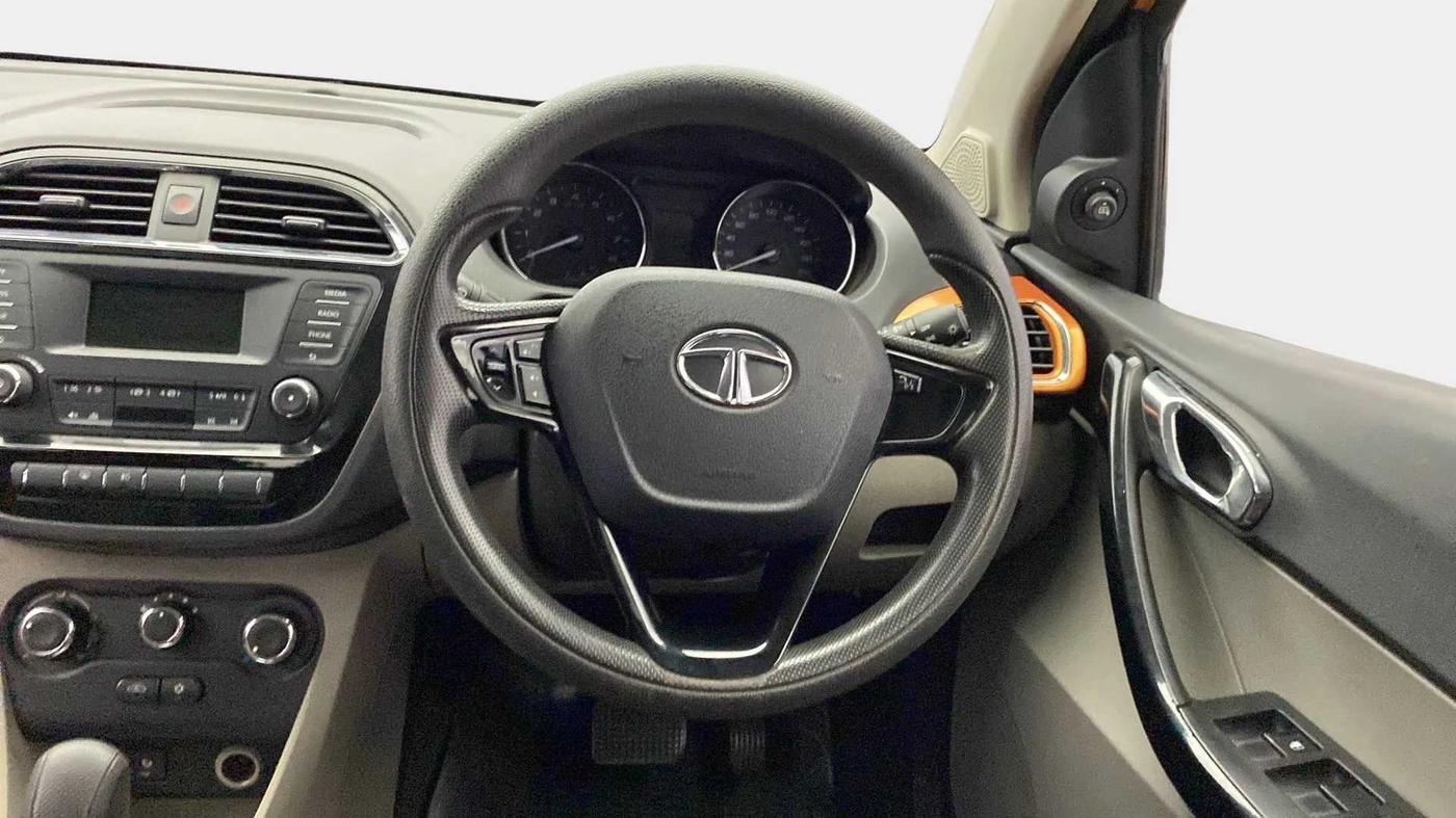 2018 Tata Tiago XZA PETROL, Petrol, Automatic, 62,401 km, Steering Wheel Close Up
