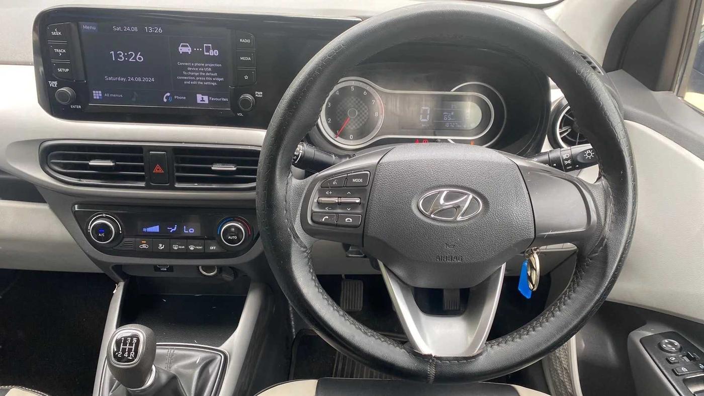 2022 Hyundai GRAND I10 NIOS SPORTZ 1.2 KAPPA VTVT, Petrol, Manual, 18,729 km, Steering Wheel Close Up