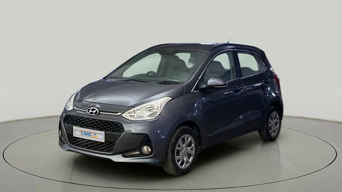 2019 Hyundai Grand i10 SPORTZ 1.2 KAPPA VTVT, Petrol, Manual, 42,871 km, Left Front Diagonal