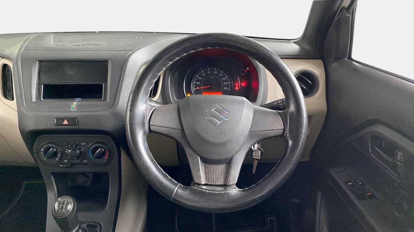 2020 Maruti New Wagon-R LXI 1.0, Petrol, Manual, 81,377 km, Steering Wheel Close Up