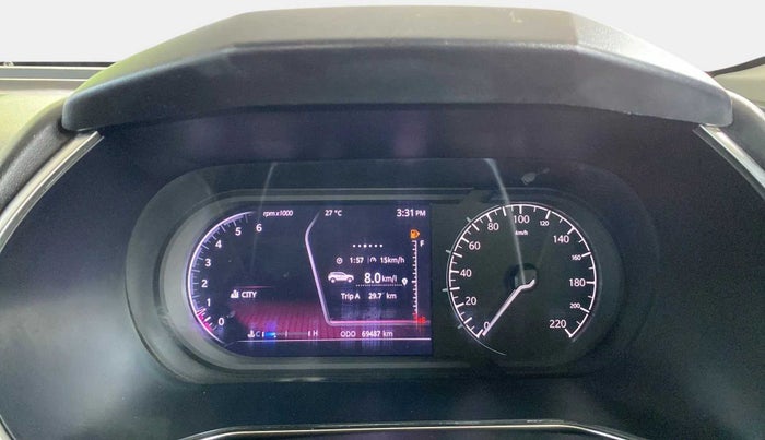 2019 Tata Harrier XZ 2.0L, Diesel, Manual, 69,597 km, Odometer Image