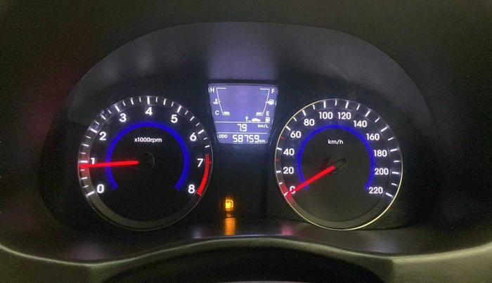 2014 Hyundai Verna FLUIDIC 1.4 VTVT, Petrol, Manual, 58,769 km, Odometer Image