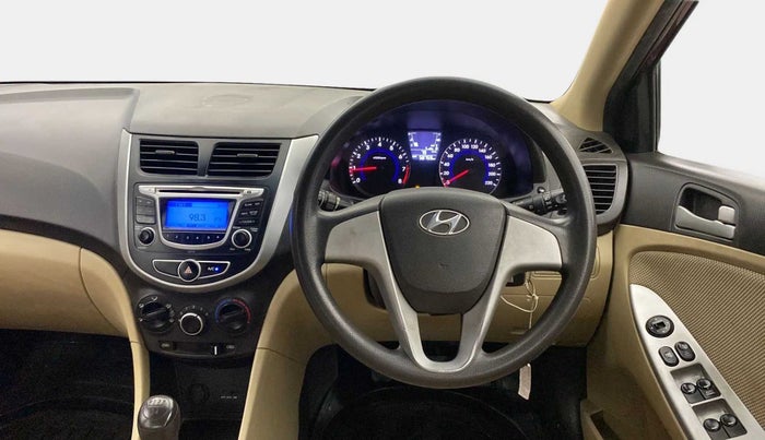 2014 Hyundai Verna FLUIDIC 1.4 VTVT, Petrol, Manual, 58,769 km, Steering Wheel Close Up