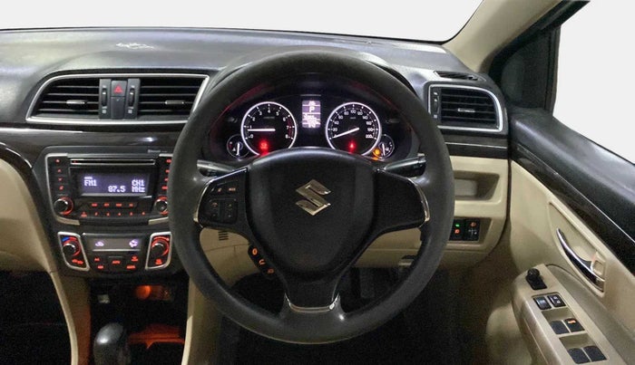 2017 Maruti Ciaz ZETA 1.4  AT PETROL, Petrol, Automatic, 74,037 km, Steering Wheel Close Up