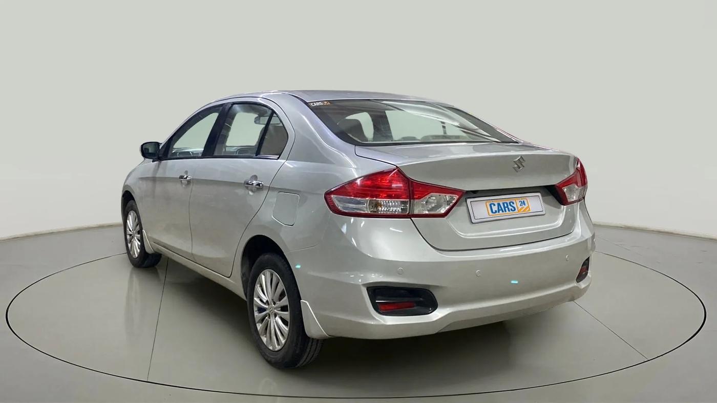 2017 Maruti Ciaz ZETA 1.4  AT PETROL, Petrol, Automatic, 74,037 km, Left Back Diagonal