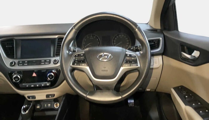 2019 Hyundai Verna 1.6 VTVT SX (O) AT, Petrol, Automatic, 27,356 km, Steering Wheel Close Up