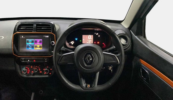 2019 Renault Kwid CLIMBER 1.0 AMT (O), Petrol, Automatic, 31,420 km, Steering Wheel Close Up