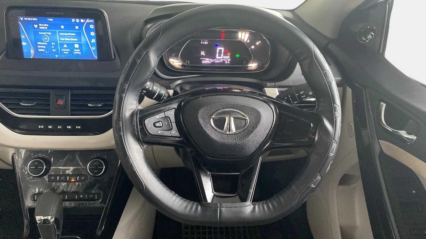 2023 Tata NEXON XZA PLUS DIESEL, Diesel, Automatic, 20,964 km, Steering Wheel Close Up
