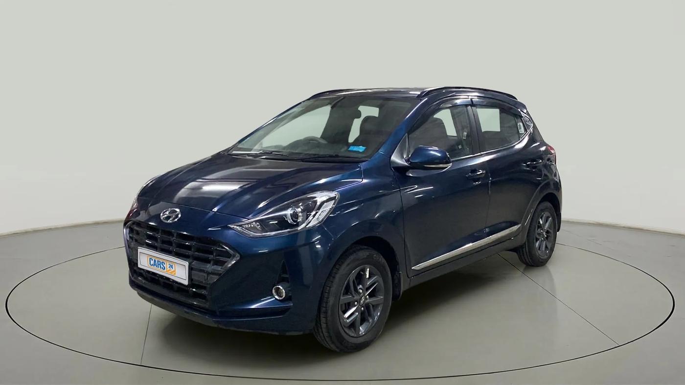 2022 Hyundai GRAND I10 NIOS SPORTZ AMT 1.2 KAPPA VTVT, Petrol, Automatic, 16,364 km, Left Front Diagonal