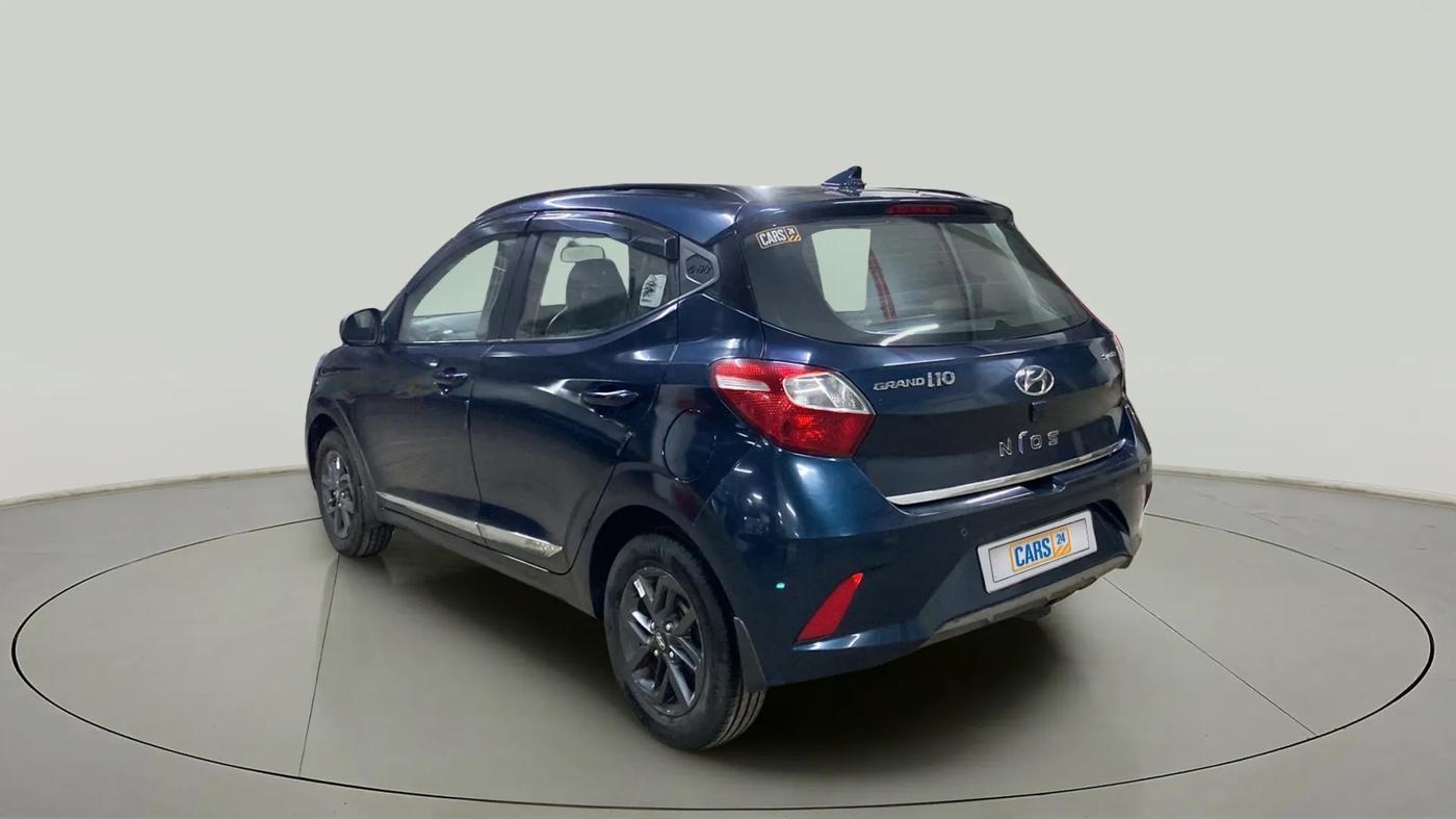 2022 Hyundai GRAND I10 NIOS SPORTZ AMT 1.2 KAPPA VTVT, Petrol, Automatic, 16,364 km, Left Back Diagonal