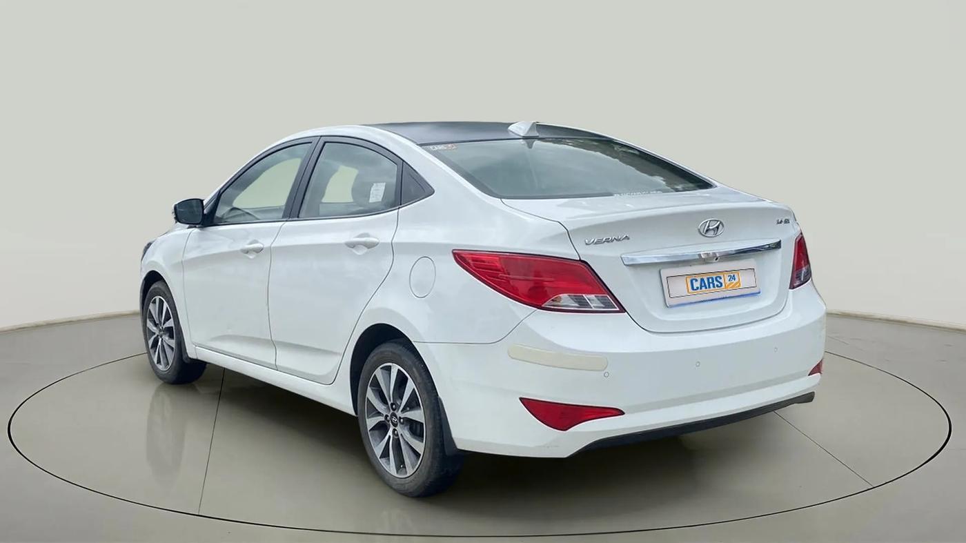 2016 Hyundai Verna 1.6 VTVT SX, Petrol, Manual, 34,289 km, Left Back Diagonal
