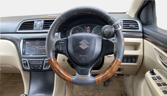 2016 Maruti Ciaz ZXI+, Petrol, Manual, 97,551 km, Steering Wheel Close Up