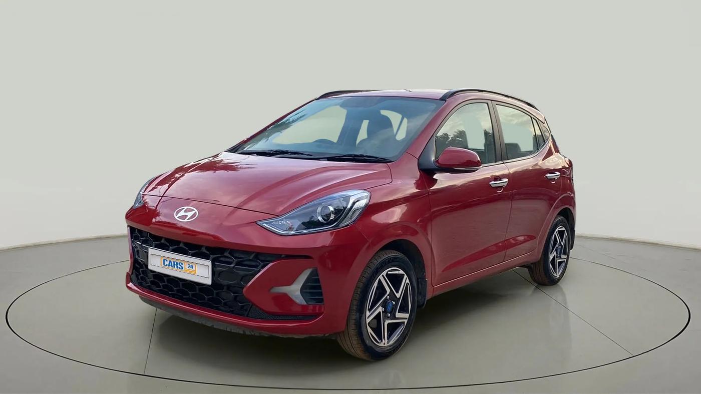 2023 Hyundai GRAND I10 NIOS ASTA AMT 1.2 KAPPA VTVT, Petrol, Automatic, 11,884 km, Left Front Diagonal