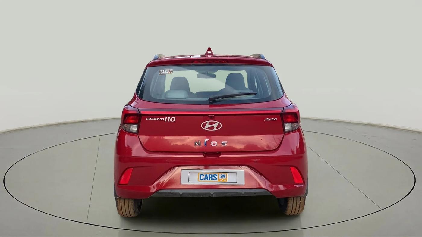 2023 Hyundai GRAND I10 NIOS ASTA AMT 1.2 KAPPA VTVT, Petrol, Automatic, 11,884 km, Back/Rear