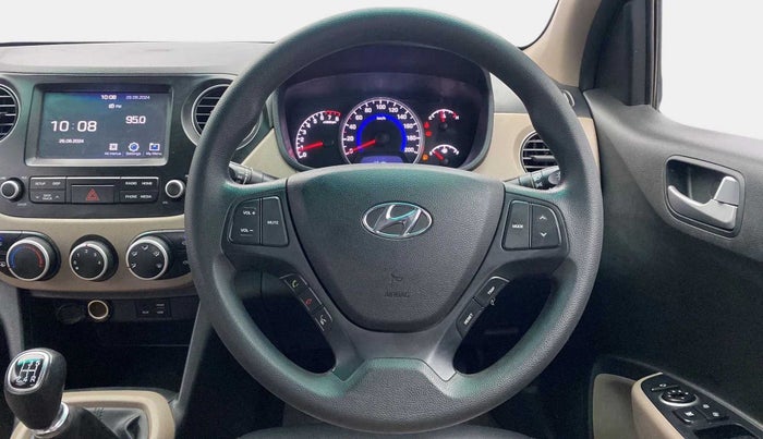 2019 Hyundai Grand i10 SPORTZ 1.2 KAPPA VTVT, Petrol, Manual, 46,882 km, Steering Wheel Close Up