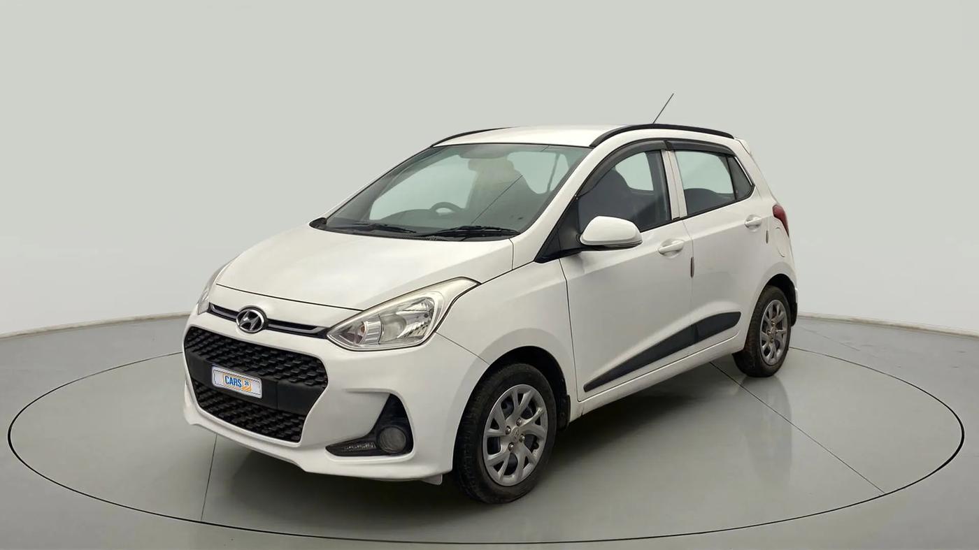 2019 Hyundai Grand i10 SPORTZ 1.2 KAPPA VTVT, Petrol, Manual, 46,882 km, Left Front Diagonal
