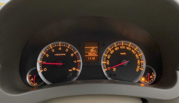 2013 Maruti Ertiga VXI, Petrol, Manual, 78,615 km, Odometer Image