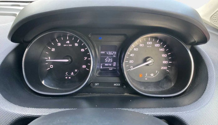2018 Tata Tiago XZ PETROL, Petrol, Manual, 43,600 km, Odometer Image