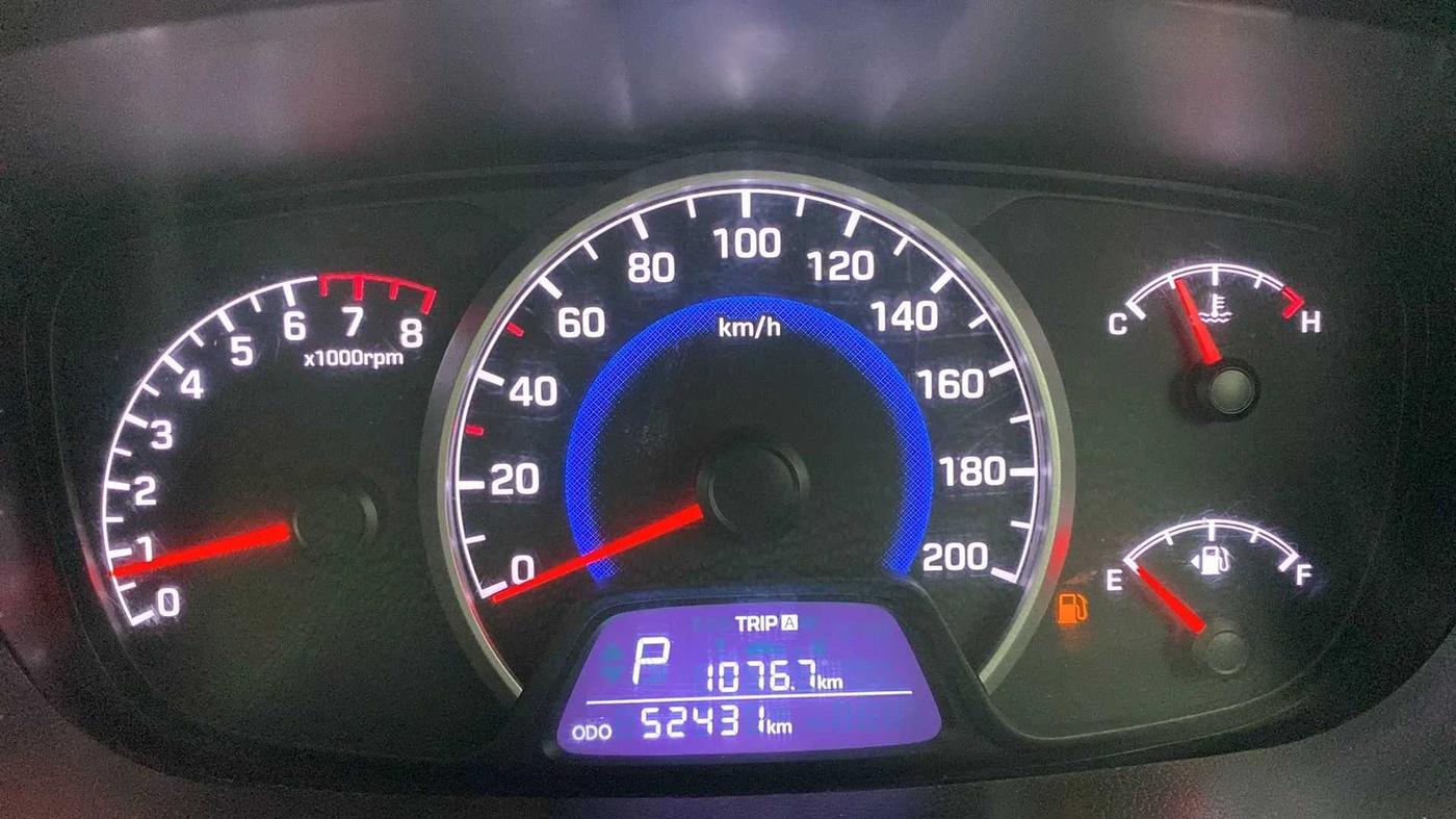 2018 Hyundai Grand i10 SPORTZ (O) AT 1.2 KAPPA VTVT, Petrol, Automatic, 52,442 km, Odometer Image