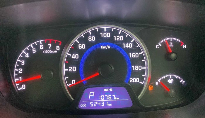 2018 Hyundai Grand i10 SPORTZ (O) AT 1.2 KAPPA VTVT, Petrol, Automatic, 52,442 km, Odometer Image