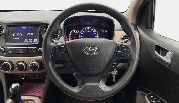 2018 Hyundai Grand i10 SPORTZ (O) AT 1.2 KAPPA VTVT, Petrol, Automatic, 52,442 km, Steering Wheel Close Up