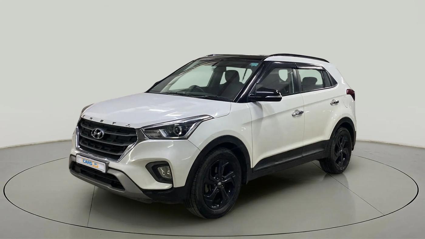 2019 Hyundai Creta SX AT 1.6 PETROL, Petrol, Automatic, 69,647 km, Left Front Diagonal