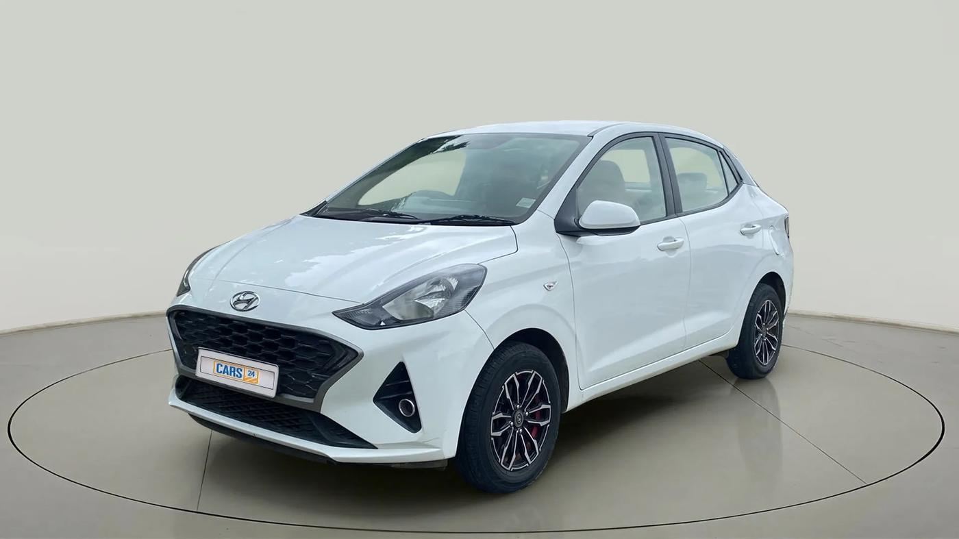 2020 Hyundai AURA S 1.2 CNG, CNG, Manual, 90,714 km, Left Front Diagonal