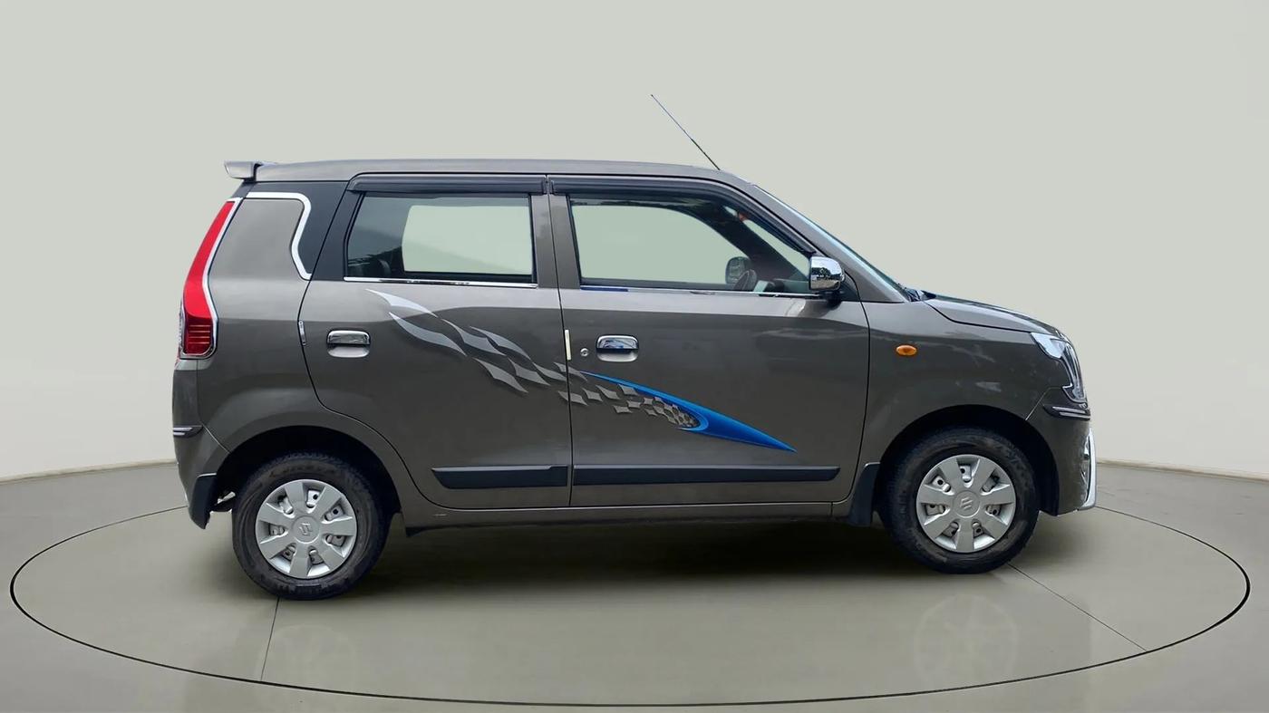 2021 Maruti New Wagon-R LXI CNG 1.0, CNG, Manual, 28,205 km, Right Side View