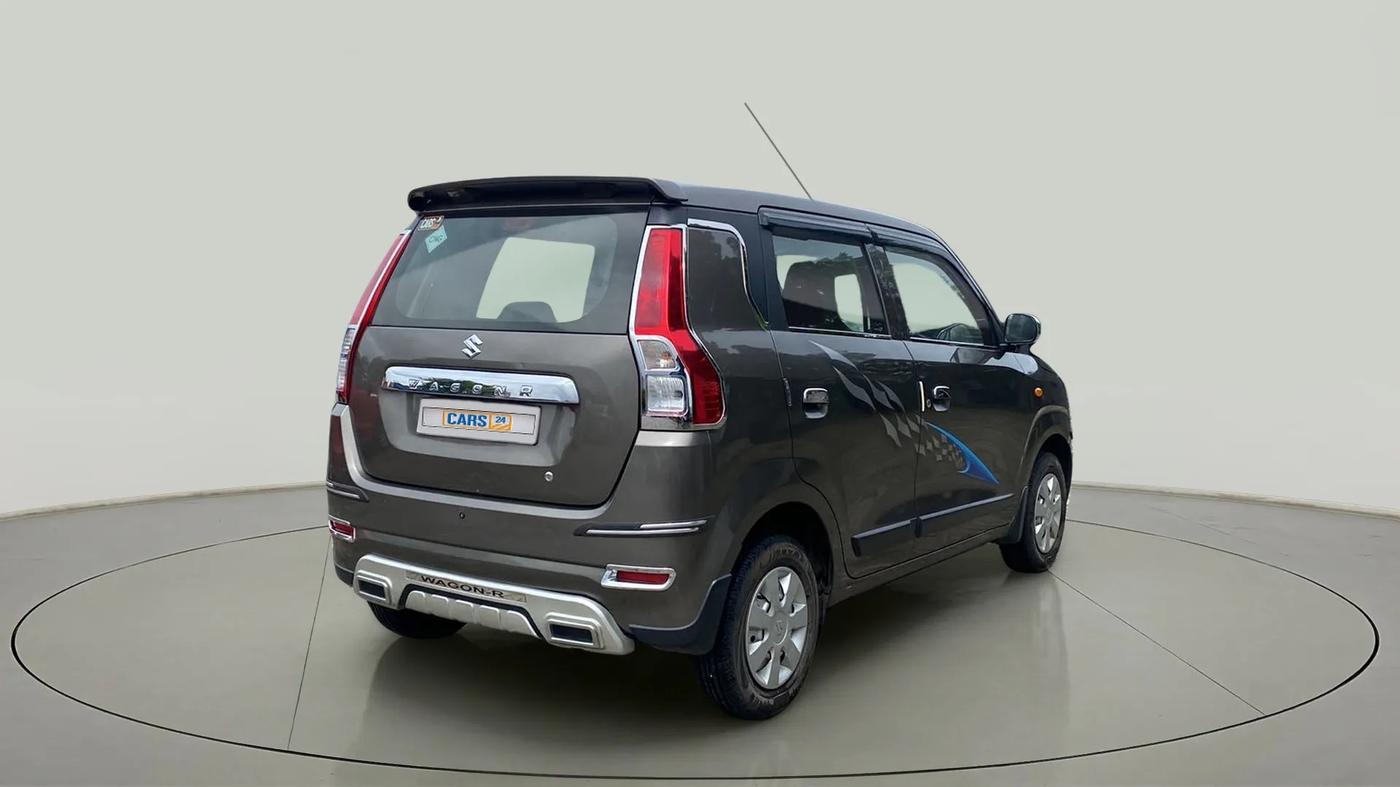 2021 Maruti New Wagon-R LXI CNG 1.0, CNG, Manual, 28,205 km, Right Back Diagonal