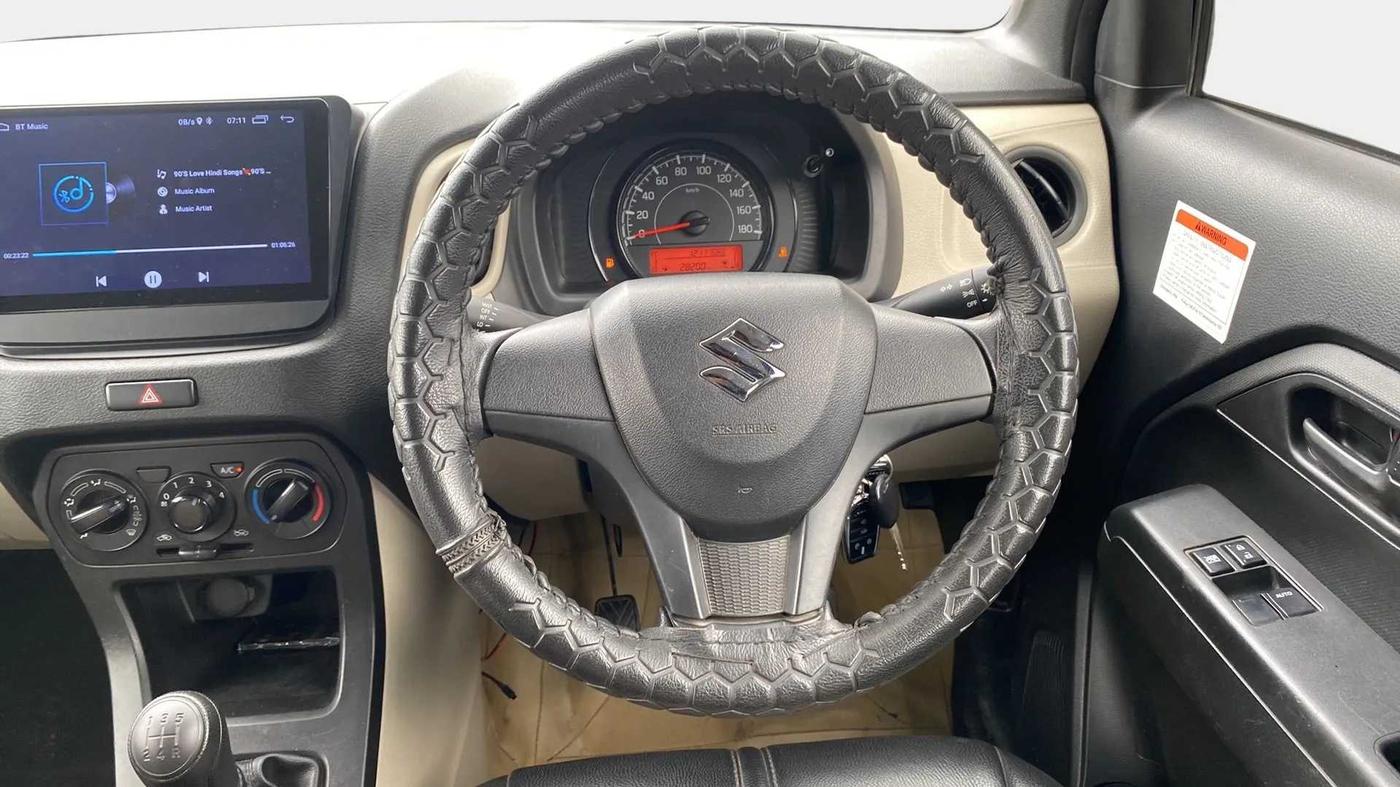 2021 Maruti New Wagon-R LXI CNG 1.0, CNG, Manual, 28,205 km, Steering Wheel Close Up