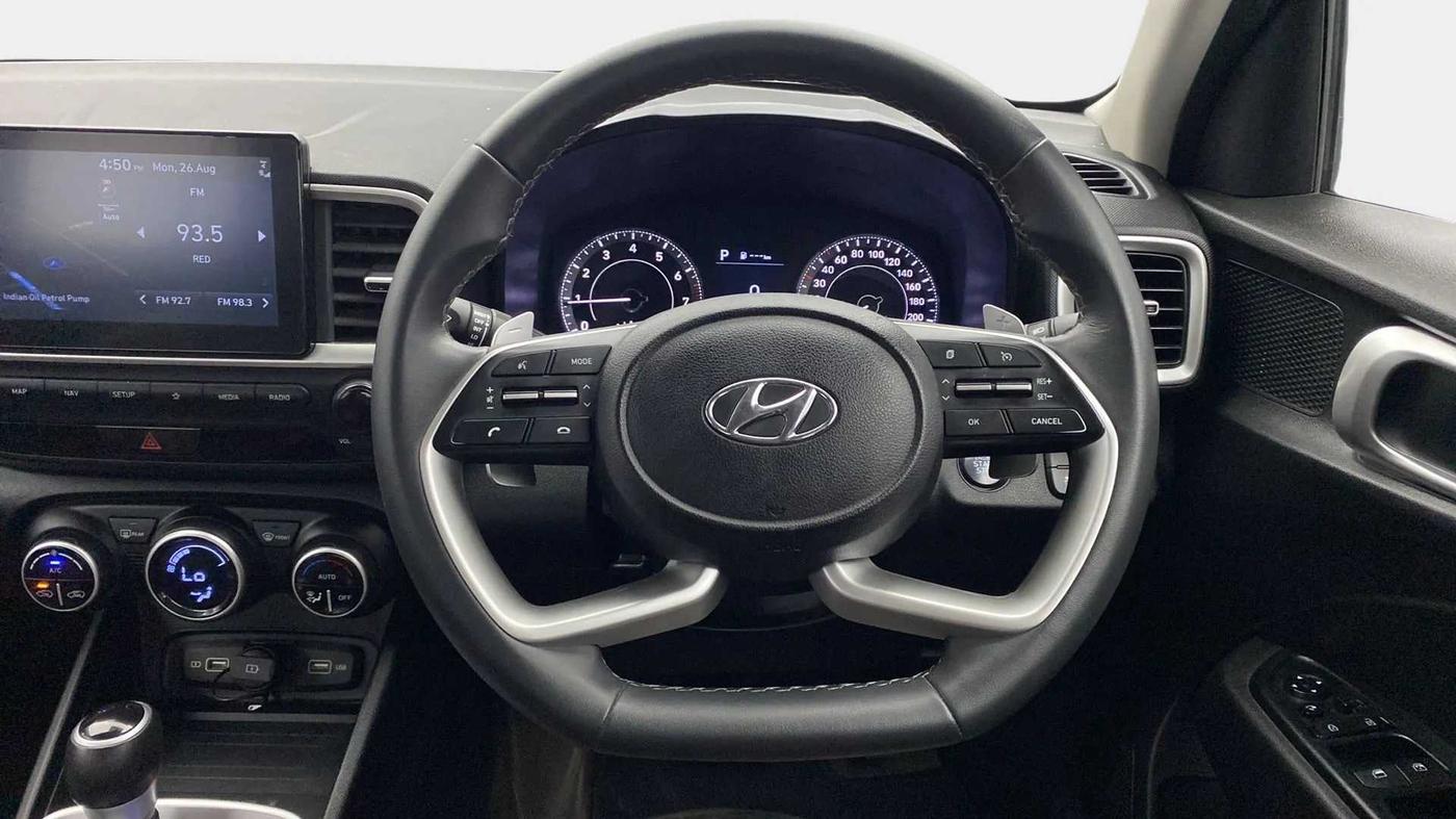 2022 Hyundai VENUE SX PLUS 1.0 TURBO DCT, Petrol, Automatic, 31,563 km, Steering Wheel Close Up