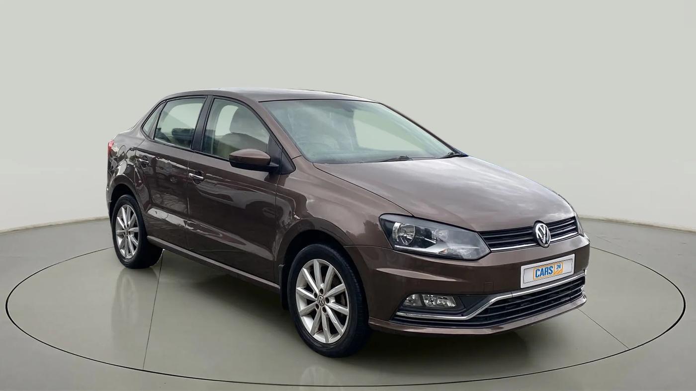 2017 Volkswagen Ameo HIGHLINE PLUS 1.5L AT 16 ALLOY, Diesel, Automatic, 66,880 km, SRP