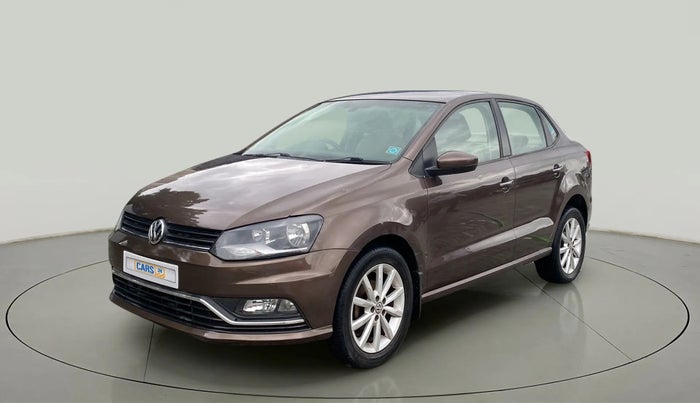 2017 Volkswagen Ameo HIGHLINE PLUS 1.5L AT 16 ALLOY, Diesel, Automatic, 66,880 km, Left Front Diagonal