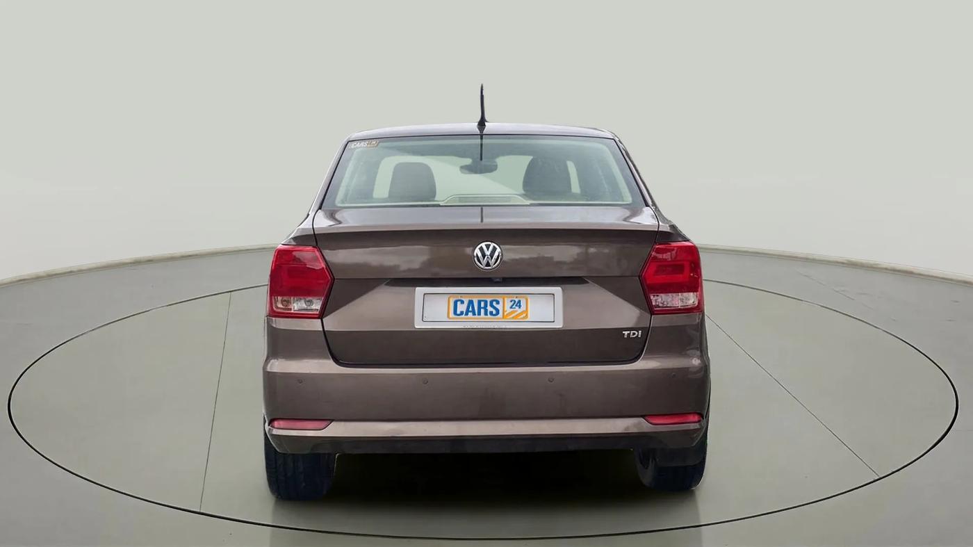 2017 Volkswagen Ameo HIGHLINE PLUS 1.5L AT 16 ALLOY, Diesel, Automatic, 66,880 km, Back/Rear