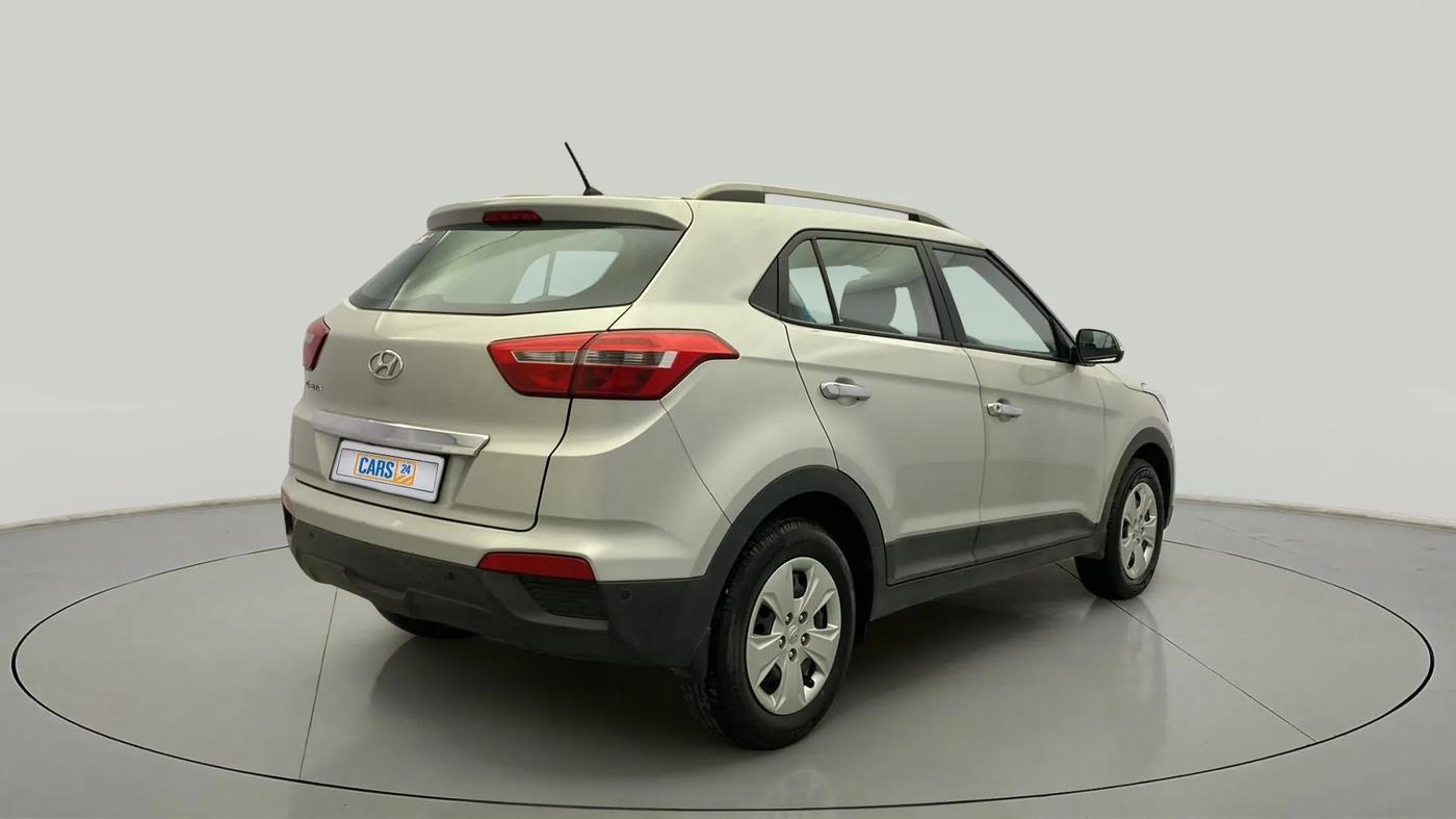 2017 Hyundai Creta E PLUS 1.6 PETROL, Petrol, Manual, 89,135 km, Right Back Diagonal