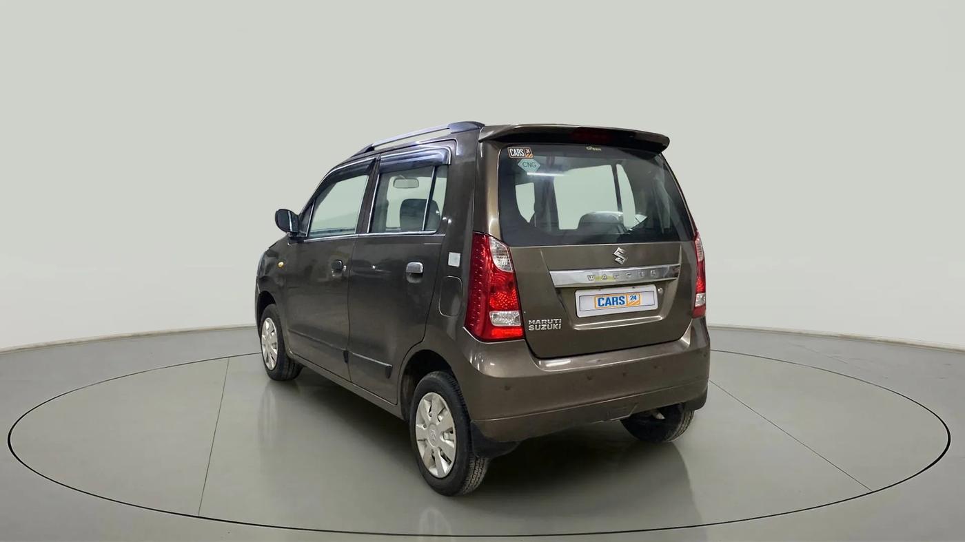2015 Maruti Wagon R 1.0 LXI CNG, CNG, Manual, 1,00,591 km, Left Back Diagonal