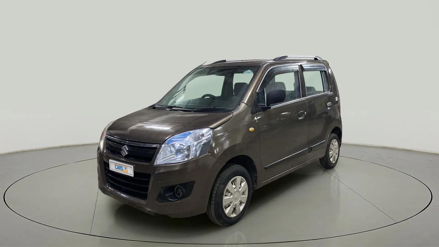 2015 Maruti Wagon R 1.0 LXI CNG, CNG, Manual, 1,00,591 km, Left Front Diagonal