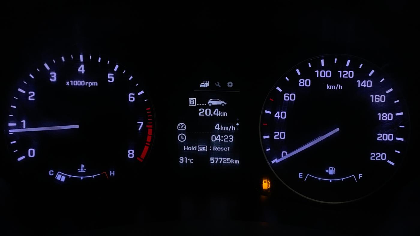 2016 Hyundai Elite i20 ASTA 1.2 (O), Petrol, Manual, 57,766 km, Odometer Image