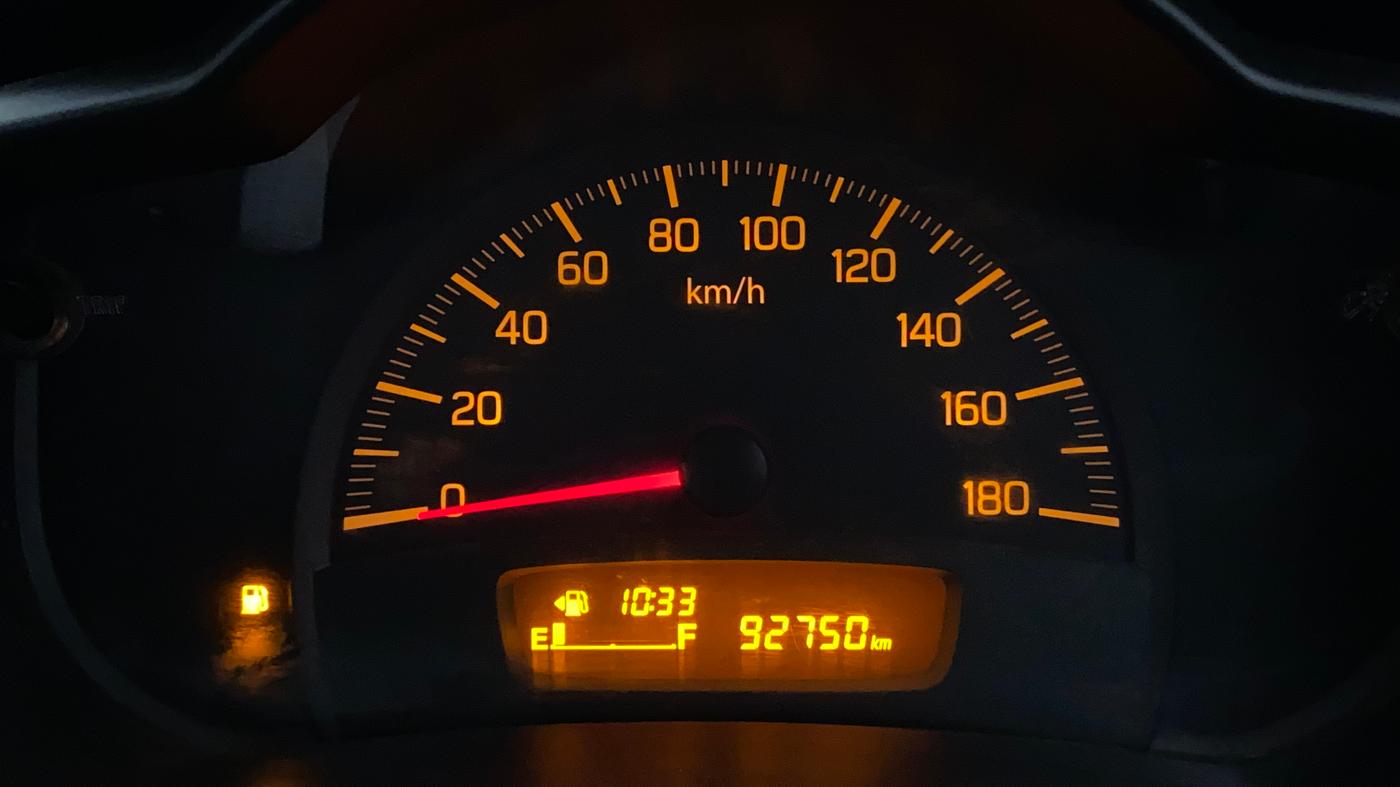 2014 Maruti Celerio VXI, Petrol, Manual, 92,750 km, Odometer Image