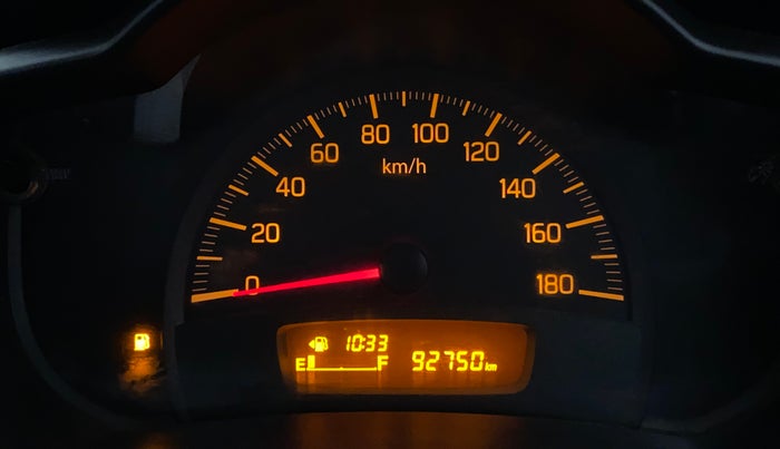 2014 Maruti Celerio VXI, Petrol, Manual, 92,750 km, Odometer Image