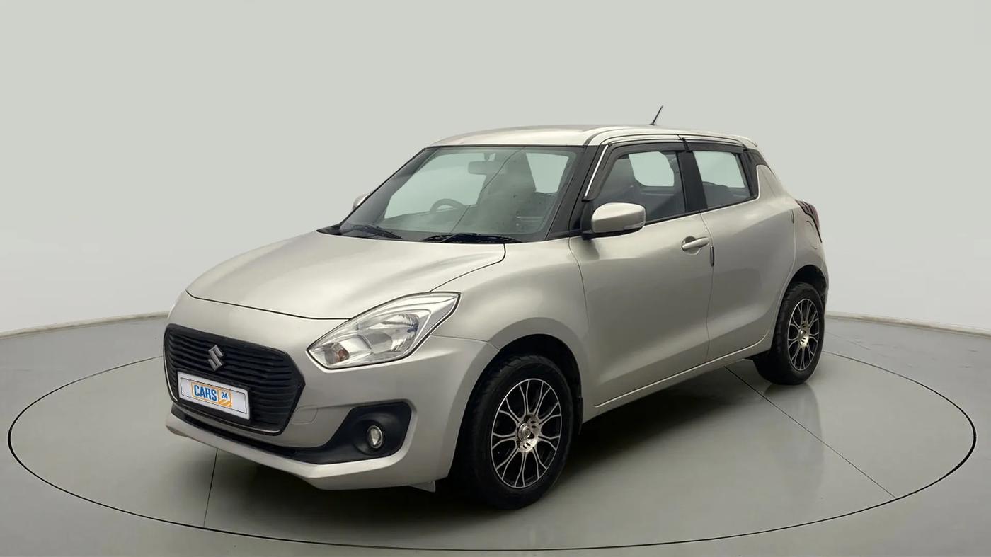 2018 Maruti Swift VXI AMT, Petrol, Automatic, 89,193 km, Left Front Diagonal