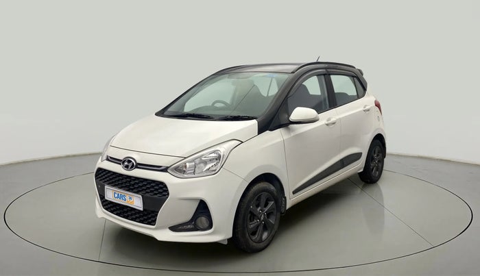 2019 Hyundai Grand i10 SPORTZ 1.2 KAPPA VTVT DUAL TONE, Petrol, Manual, 26,379 km, Left Front Diagonal