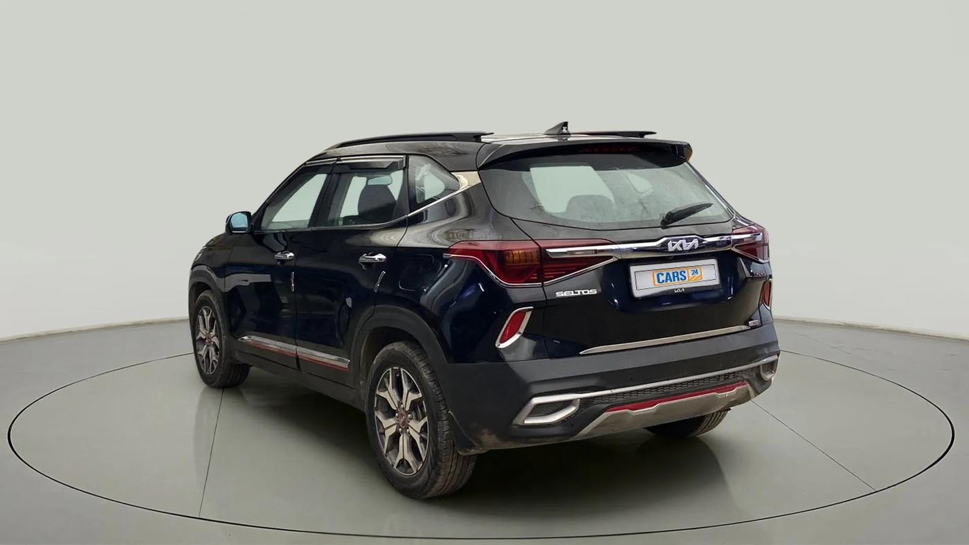 2022 KIA SELTOS GTX PLUS DCT 1.4 PETROL, Petrol, Automatic, 17,491 km, Left Back Diagonal