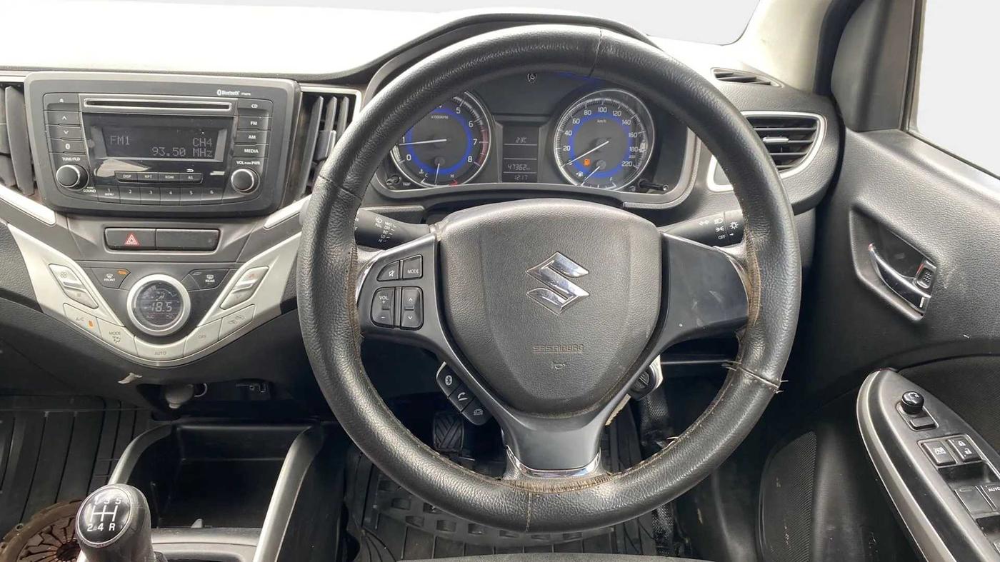2018 Maruti Baleno DELTA PETROL 1.2, Petrol, Manual, 47,474 km, Steering Wheel Close Up