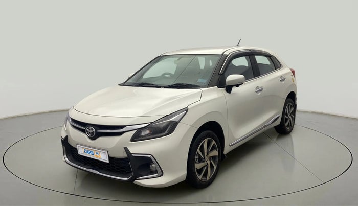 2024 Toyota Glanza V AMT, Petrol, Automatic, 10,441 km, Left Front Diagonal