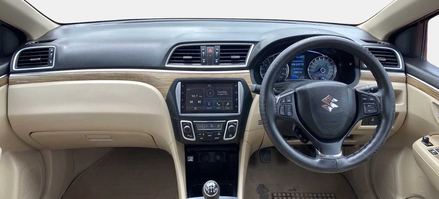 2022 Maruti Ciaz ZETA 1.5 SHVS MT PETROL, Petrol, Manual, 18,724 km, Dashboard