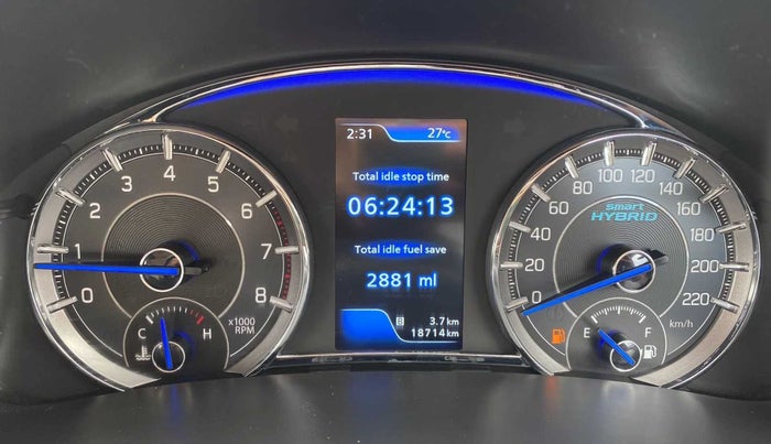 2022 Maruti Ciaz ZETA 1.5 SHVS MT PETROL, Petrol, Manual, 18,724 km, Odometer Image