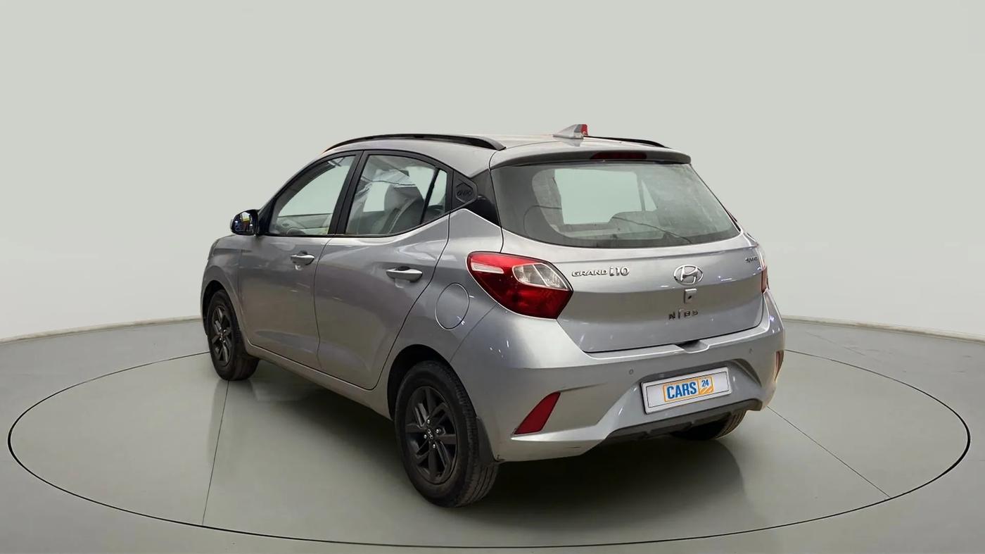 2019 Hyundai GRAND I10 NIOS SPORTZ AMT 1.2 KAPPA VTVT, Petrol, Automatic, 40,949 km, Left Back Diagonal