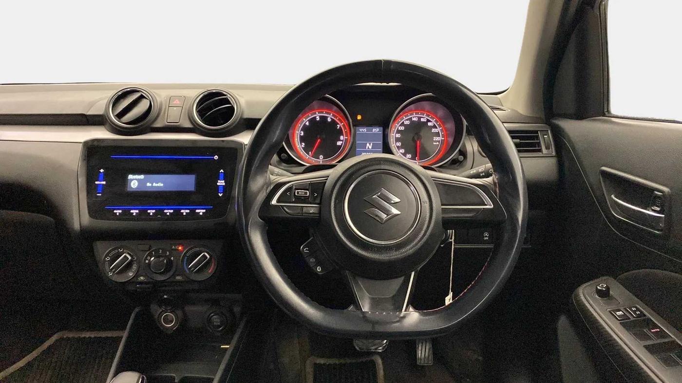 2021 Maruti Swift VXI AMT, Petrol, Automatic, 29,720 km, Steering Wheel Close Up