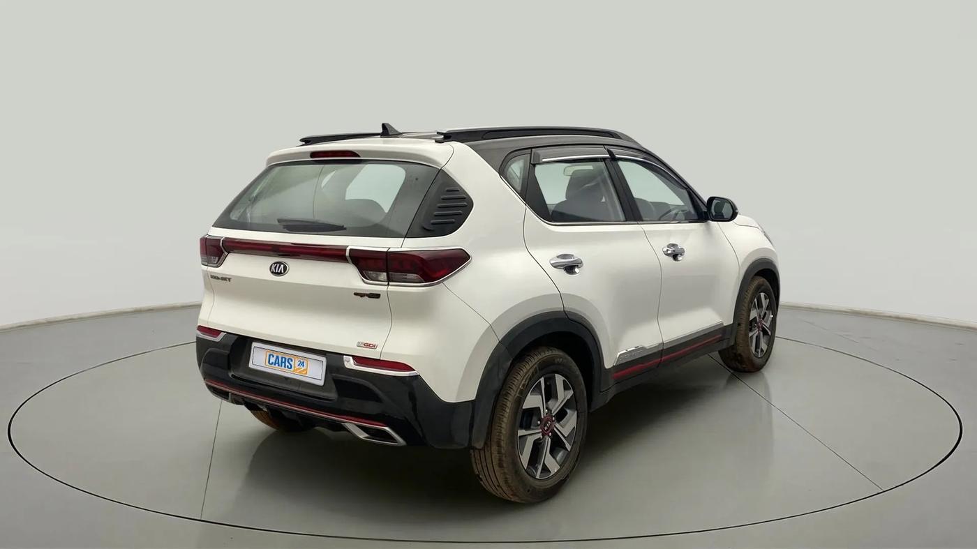 2020 KIA SONET GTX PLUS 1.0 DCT, Petrol, Automatic, 23,358 km, Right Back Diagonal